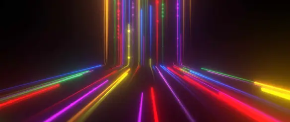 Weighted rainbow trails with yellow down-weighted